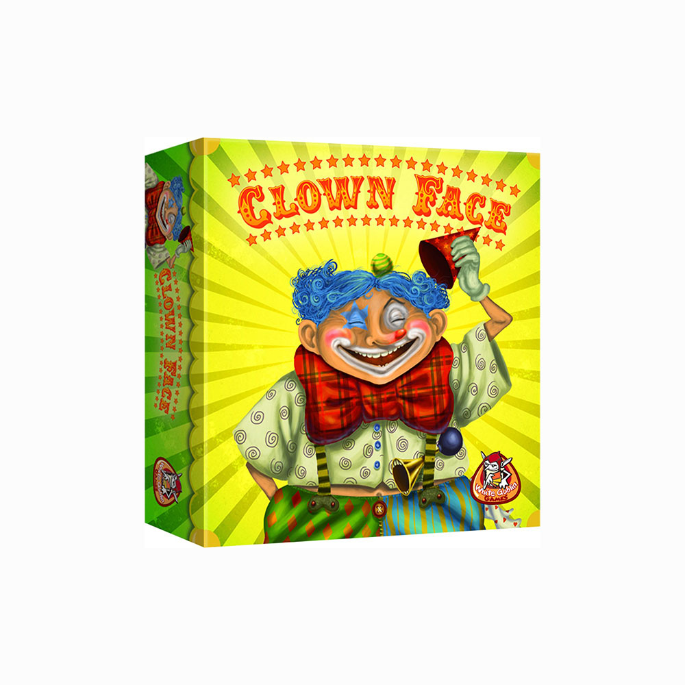 Spelblad Clown face`